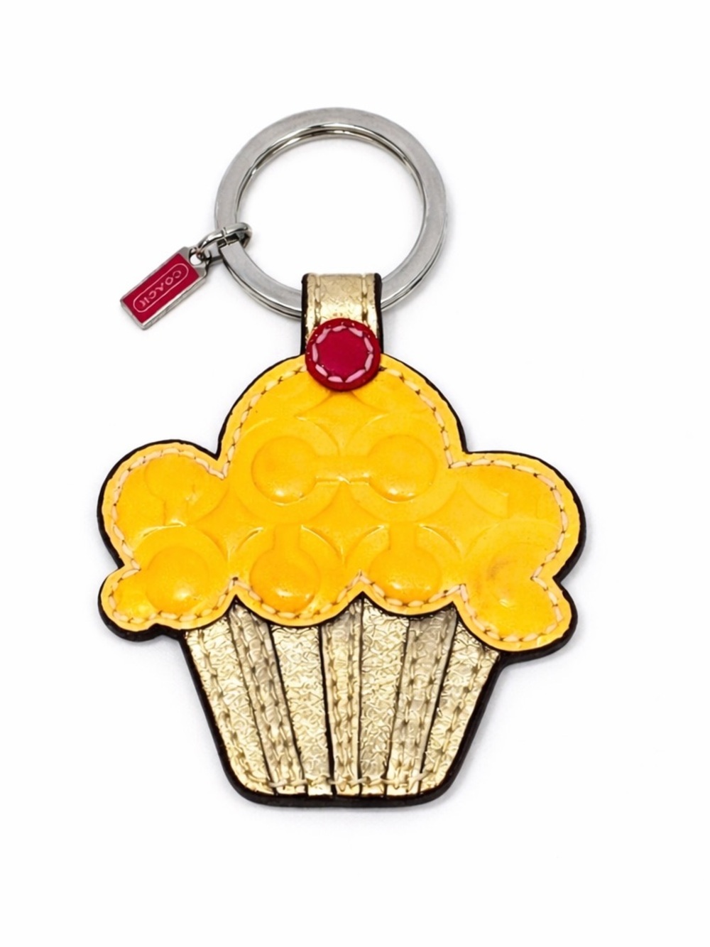 COACH Cupcake Bag Charm / Keychain